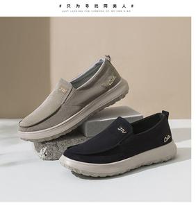 Summer <b>canvas</b> shoes Men's single shoes, lazy shoes, anti-slip <b>canvas</b> shoes with breathability, casual men's <b>Canvas</b> trendy Shoes - Product Image 6