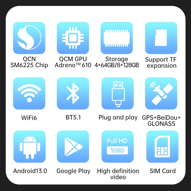 Android Universal mobil carplay 8G 128GB portabel android 13 sistem Smart Box Ai kotak untuk Apple Carplay nirkabel mobil Tiktok