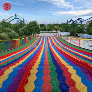 Nouvelle Glissade Arc-en-ciel en Plastique pour l'extérieur, Glissade Sèche Colorée pour Parc d'Attractions et d'Aventure - Vente Flash - Product Image 3