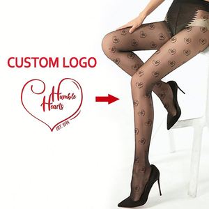 Collants ultra-fins transparents effet <span class=keywords><strong>chair</strong></span>, motif personnalisé à pois floqués, grande taille, doux, brillants, respirants, en soie pour femme - Product Image 5