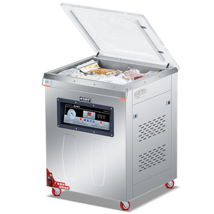 Electric Stainless Steel Automatic Vertical Single Chamber Vacuum Packaging Machine for Meat <b>Vegetables</b> Corn Film Pouch - Product Image 1