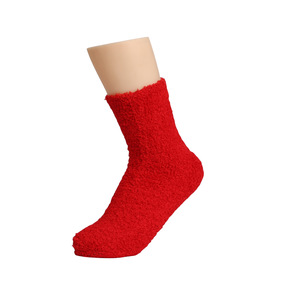 Yiwu, mercado mayorista en línea, calcetines de color sólido cálidos de terciopelo Coral <span class=keywords><strong>para</strong></span> <span class=keywords><strong>mujer</strong></span>, <span class=keywords><strong>ropa</strong></span> y accesorios - Product Image 3