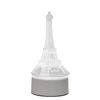 Lampe de projection LED 3D en acrylique en forme de méduse avec lumière chaude, décoration de chambre à coucher DIY