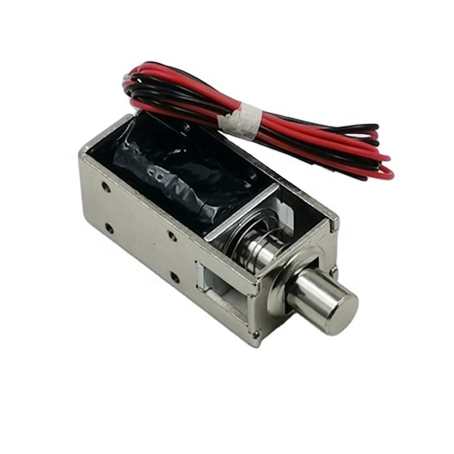 JSO-1054-4B 12VDC Pull Type Solenoid Lock Storage Cabinet Lock Pull Type Solenoid Lock