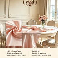 Prix compétitif, tissu brodé 100% polyester, écologique, résistant aux déchirures, poids moyen, motif élégant, nappe de 98 pouces de largeur