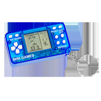 Porte-clés console de jeu électronique rétro créatif, petit pendentif rectangulaire portable, batterie, plastique, Wi-Fi, écran 1,77 pouces, 512 Mo