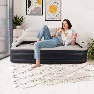 Factory Customized Inflatable Couch <strong>Sofa</strong> <strong>Bed</strong> Twin Size <strong>Air</strong> <strong>Sofa</strong> <strong>Bed</strong> With Headboard And Pump - Product Image 2