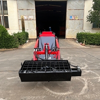 Godet mélangeur de béton pour mini-chargeuse compacte, attache hydraulique à connexion rapide, godet de mélange