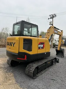 Miniexcavadora SY55U en Oferta, Suministro Directo de Fábrica, Alto Rendimiento, Potente, Confiable y Compacta para Proyectos de Construcción - Product Image 2