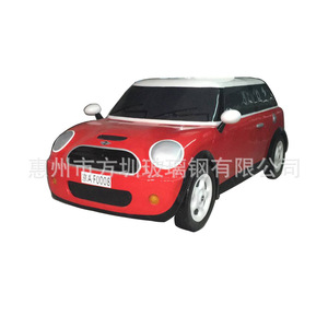 Sculpture de voiture en fibre de verre, modèle en résine fait main, design moderne, à poser au sol, figurine décorative durable - Product Image 2