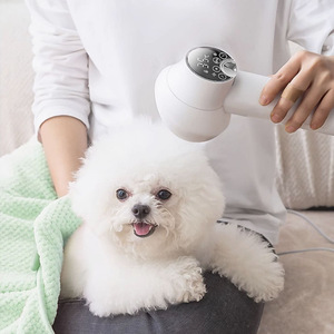 Secador de Pelo Inteligente Portátil para Mascotas, Perros, Gatos y Poodles, Secado Rápido, Recargable, de Plástico Blanco - Product Image 4