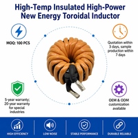 Bobine d'inductance toroïdale haute puissance personnalisée KS150, bobine de filtre à choké à stockage d'énergie en fil de cuivre vertical/horizontal