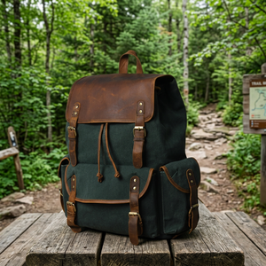 Bolso de Mano de Cuero Genuino para Mujer, con Dos Correas, Cierre de Cremallera, Impermeable, Plegable, Portátil, para Viajes, Negocios, Gran Capacidad - Product Image 1