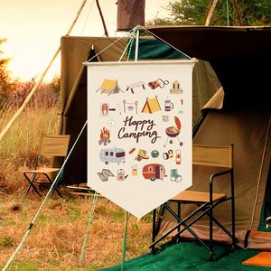 Custom Logo Cotton Canvas Wall Hanging Flag <b>Banner</b> Blank <b>Banner</b> Wall Decoration Holiday Gift Flag - Product Image 4