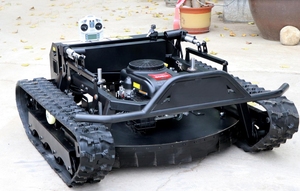 Cortadora de Césped Profesional a Gasolina con Control Remoto, Motor de 608cc, 4 Tiempos, Monocilíndrica, con Descarga Trasera y Tracción por Orugas - Product Image 2