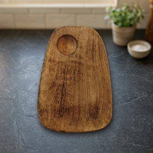 Tabla de Cortar de Madera, Rectangular, con Orificio, para Preparación de Alimentos en la Cocina - Product Image 2