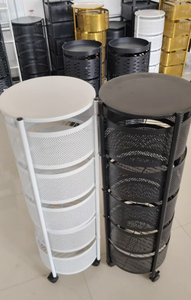 رف تخزين المطبخ قابل للدوران 5 طبقات رف تخزين الخضار أو الفاكهة - Product Image 2