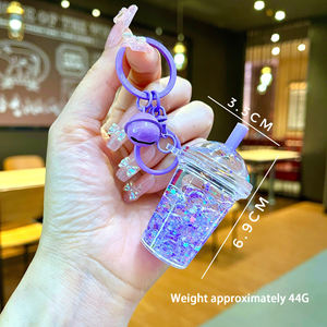 พวงกุญแจขวดน้ำ<span class=keywords><strong>ม</strong></span>ันลอยตัวลายการ์ตูนสัตว์ทะเลน่ารัก รูปภูเขาน้ำแข็งสีเขียว แก้ว<span class=keywords><strong>ชาน</strong></span><span class=keywords><strong>ม</strong></span> ซากุระเคลื่อนไหวได้ ของขวัญ - Product Image 2