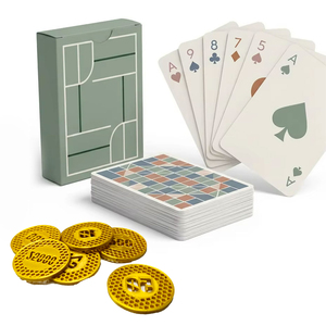Cartes <span class=keywords><strong>à</strong></span> <span class=keywords><strong>jouer</strong></span> personnalisées, cartes de poker de taille standard avec logo, jeu de cartes imprimées sur papier professionnel, prix d'usine OEM - Product Image 1