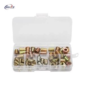 165 adet/240 adet galvanizli demir eklemek ahşap somun altıgen sürücü başkanı mobilya somun aksesuarları M4-M10 takım - Product Image 5