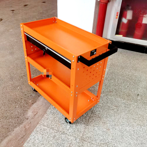 3-Layer Steel <b>Tool</b> Storage Cabinet Wheels Keyed <b>Lock</b> 300kg Load Capacity Customizable Dimensions OEM/ODM/OBM Available 3-Year - Product Image 6