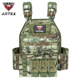 Gilet tactique ARTEX en stock, à libération rapide, pour la chasse, porte-plaques, en polyester 1000D, système Molle, Chaleco Tactico - Product Image 1