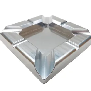 Factory Wholesale Ashtray CNC Machining Stainless Steel Anodized Aluminum Cigar Ashtray