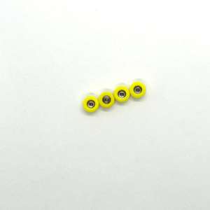 Vente en gros de roues de mini fingerboard pas chères, roues de skateboard en plastique avec roulements normaux, logo personnalisé - Product Image 5