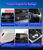 Système Linux Lecteur DVD de voiture sans fil CarPlay Android AUTO Écran 12,3 pouces 10,25 pouces pour Audi A6 A7 C7 Autoradio Stéréo Musique NAVI