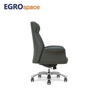 Fauteuil de direction en cuir EGROspace, pivotant et inclinable, pour réunion, réception, bureau de luxe, mobilier commercial moderne