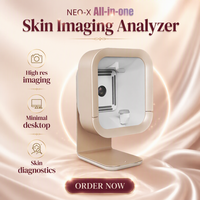 Analyseur de peau professionnel à 5 spectres, scanner facial AI pour clinique esthétique