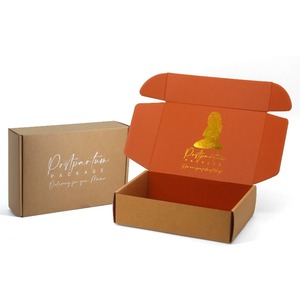 Caja de Envío de Papel Kraft Corrugado con Logotipo Personalizado, Caja de Regalo para Perfume, Alimentos, Joyería, Cosméticos - Product Image 6