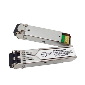Módulo transceptor SFP óptico 1,25G con interfaz LC dúplex MMF 850nm de 550m y equipo de fibra óptica DDM - Product Image 1