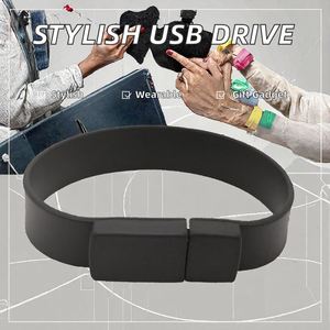 Elegante Memoria USB 2.0 con Diseño de Pulsera de Goma, 1GB, Nuevo Producto de Regalo - Product Image 2