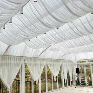 Fabric Canopy <strong>Ceiling</strong> <strong>Drape</strong> for Wedding Hall Tents Hanging Decoration for Wedding and Party Events - Product Image 1