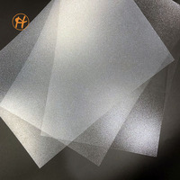 Feuille de PVC mate personnalisée en gros, 0,25 mm, 0,5 mm, 0,15 mm, feuille de plastique transparente, feuille de PVC mate givrée