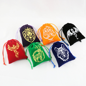 Bolsas de Joyería de Lujo con Logotipo Personalizado, Bolsas de Regalo de Terciopelo con Cordón, Bolsas de Embalaje para Joyería, Bolsa de Gamuza para Pulseras, Pendientes y Collares - Product Image 1