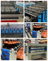 Machine à tôles trapézoïdales YS 5 V à vendre / Profiloir à double couche pour profilés trapézoïdaux / Machine rapide pour tuiles métalliques