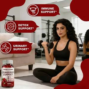 Caramelle Gommose Premium all'Estratto di Mirtillo Rosso per Donne, Fornitura all'Ingrosso per Esportazione Globale, Etichetta Privata, Direttamente dalla Fabbrica - Product Image 3