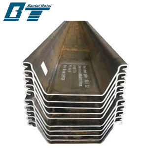 Laminati a caldo Sy295 Sy390 400*100*10.5mm Q235 S355 tipo II <span class=keywords><strong>Iiii</strong></span> Z forma U Larsen lamiera di acciaio pila - Product Image 3