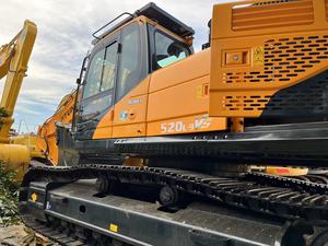 Excavatrice sur chenilles d'occasion Hyundai 520L-9VS de 52 tonnes avec moteur et boîte de vitesses, peinture d'origine, importée, godet de 0,8 m³ pour travaux de terrassement et miniers - Product Image 5