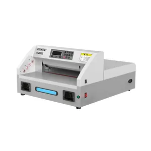 Yeni tasarım elektrik kağıt kesme makinesi 330mm kağıt kesici yarı otomatik makine E330S