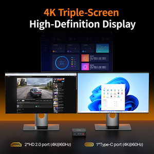 Mini PC de Alto Rendimiento Ryzen <span class=keywords><strong>5</strong></span> 3500U, Doble SSD <span class=keywords><strong>M</strong></span>.2 de hasta 8TB, Doble LAN, Salida HDMI 4K Tipo-C, WiFi <span class=keywords><strong>5</strong></span>, BT4.2, Mini Calculadora - Product Image 6
