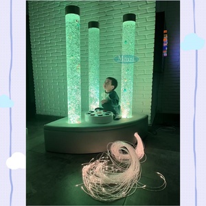 Set di Divani Sensoriali con Tre Tubi LED a Bolle, Controllo a Pulsante, Tubo Sensoriale a Bolle per Terapia dell'<span class=keywords><strong>Autismo</strong></span> - Product Image 2