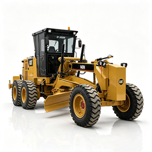 Motoniveladora CAT 140H usada, máquina niveladora de carreteras de 14 toneladas con motor CAT C7 original para construcción de carreteras y caminos rurales. - Product Image 1