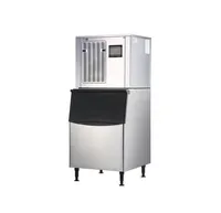 Máquina de Hielo en Cubos de 200 kg/día, Máquina para Hacer Hielo en Cubos, Máquina de Hielo en Cubitos, Refrigerador para Bebidas Congeladas