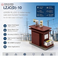 Transformateur de courant en résine époxy coulée LZJC(D)-10 / LZJC-12 pour appareillage de commutation 10kV-12kV 0.2/10P 5A/1A