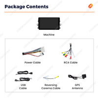MEKEDE Android Auto FM Car-play Autoradio 4core 2 + 32GB IPS écran tactile voiture lecteur multimédia pour Toyota Auris 2006-2011