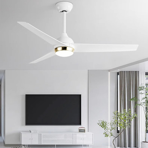 Quạt Trần 52 inch với ánh sáng và từ xa quạt trần điện với ba tốc độ gió và động cơ đồng im lặng ba lưỡi ABS - Product Image 4