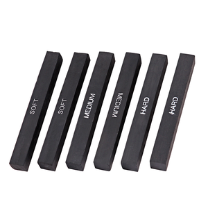 Ensemble de 6 bâtons de fusain compressé Foska, fusain doux, moyen et dur <span class=keywords><strong>pour</strong></span> le dessin, le croquis et le ombrage, fournitures artistiques - Product Image 1